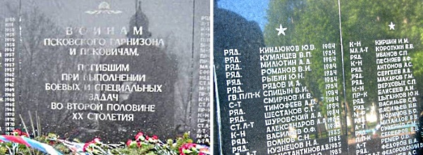 Мемориальный комплекс псковичам и воинам псковского гарнизона в г. Пскове